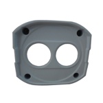 Aluminum die casting parts for security camera cover 