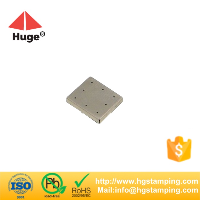 Nickel silver metal shielding cover for pcb mount 