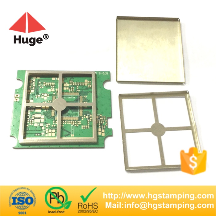 PCB board level shielding frame and cover 