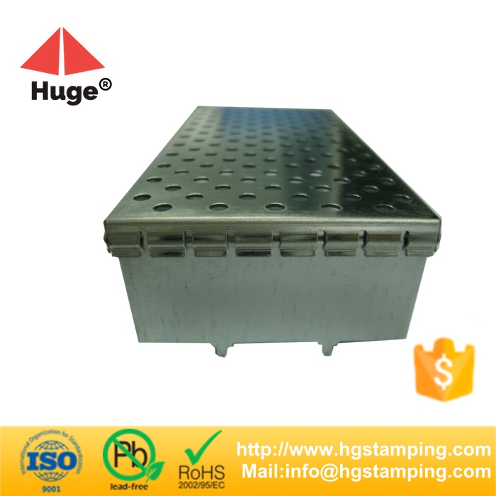 Two piece metal shielding cover 