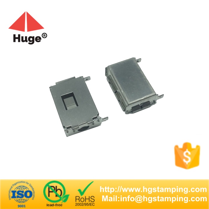 Metal shielding cover and frame 